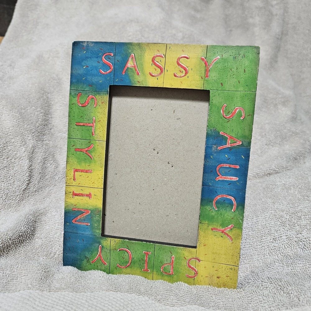 Vintage Burnes of Boston "Sassy, Stylin, Saucy, Spicy" Picture Frame